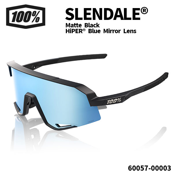 SLENDALE® / Matte Black - HiPER®  Blue Mirror Lens