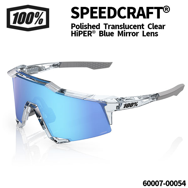 SPEEDCRAFT® / Polished Translucent Clear - HiPER® Blue Mirror Lens