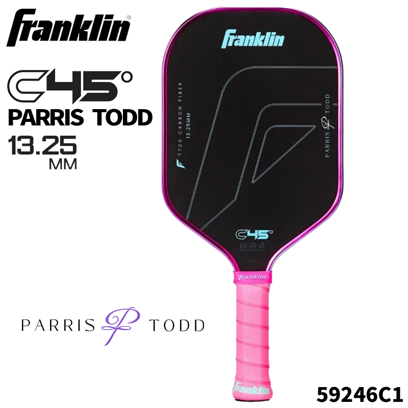C45° CARBON PADDLE Parris Todd 13.25mm PINK/BLUE