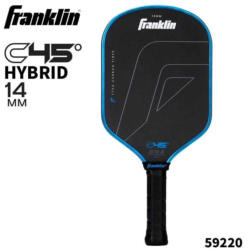 C45° CARBON PADDLE HYBRID 14mm BLUE