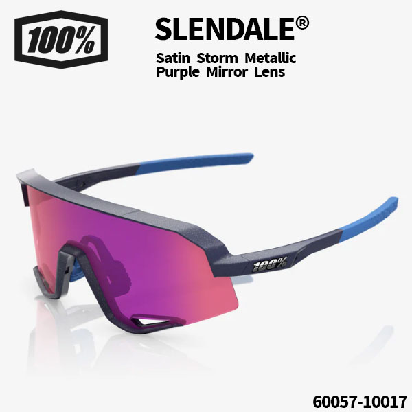 SLENDALE® / Gloss Black - Purple Mirror Photochromic Lens(調光